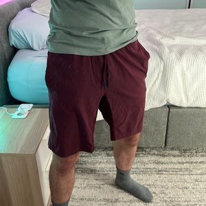 Maroon Lululemon Lined Shorts